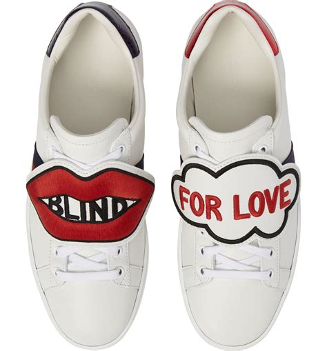 gucci sneaker blind for love|ace love Gucci.